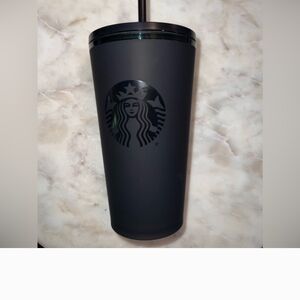 Starbucks Black Tumbler with Straw